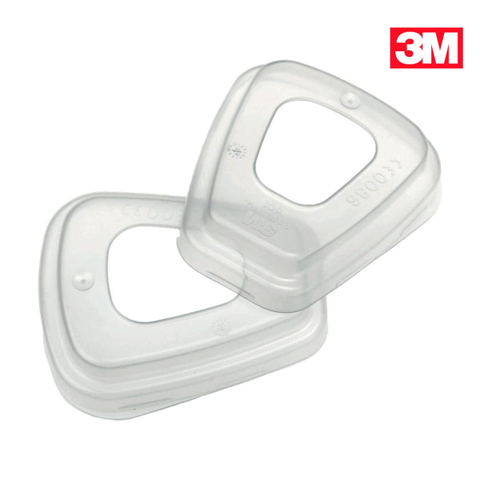 3M Reusable Respirator Filter Retainer, 501 (2 units)