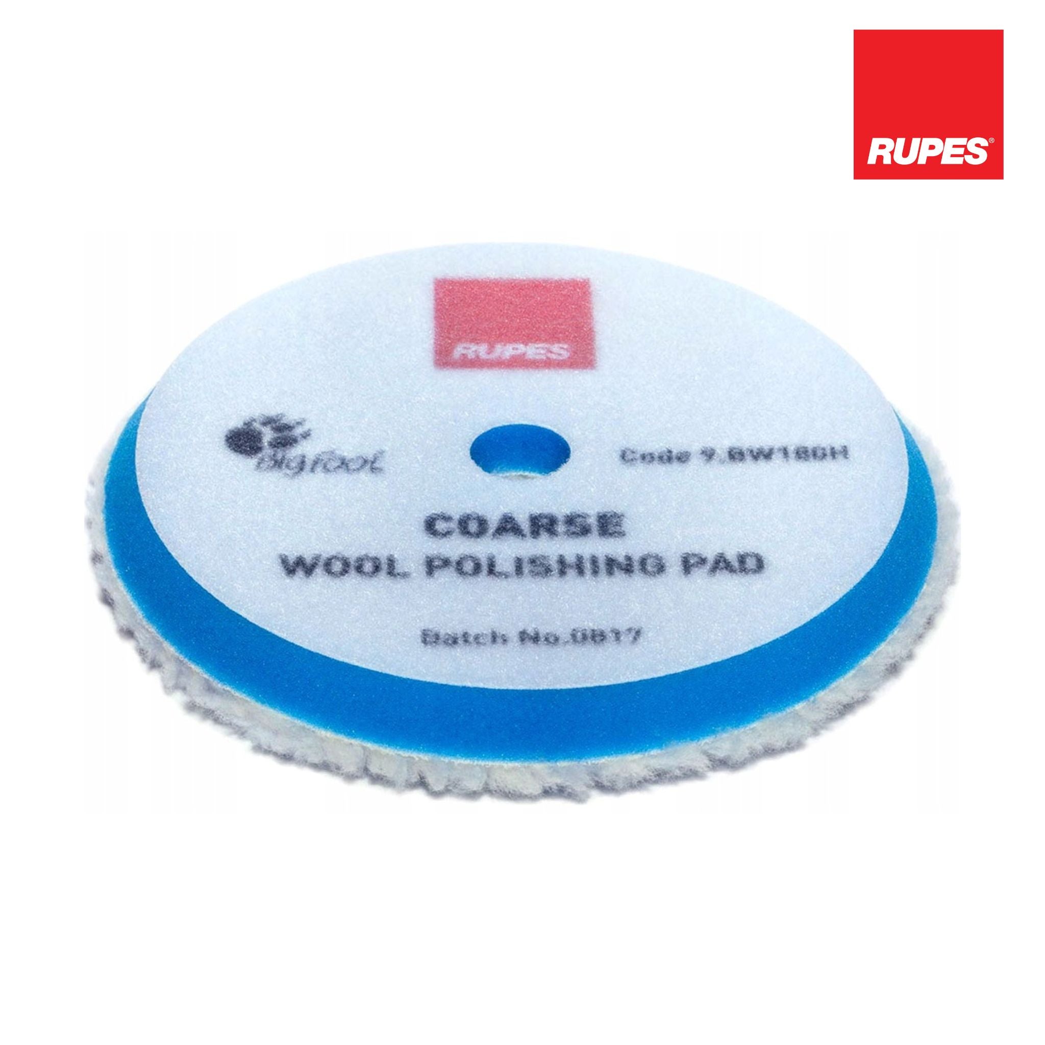 RUPES Wool Blue Coarse Polishing Pad — Bodyshop360